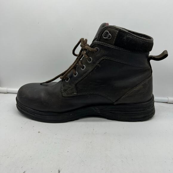 Abeo 24/7 RANGER Boots Mens 11.5 Ankle Brown Leather Work Boot Waterproof - Picture 2 of 14